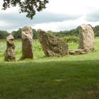 Menhirs bij de dolmen van Oppagne