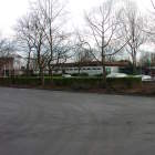 The cafeteria of the sports hall has a playground