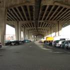 RV park under the motorway